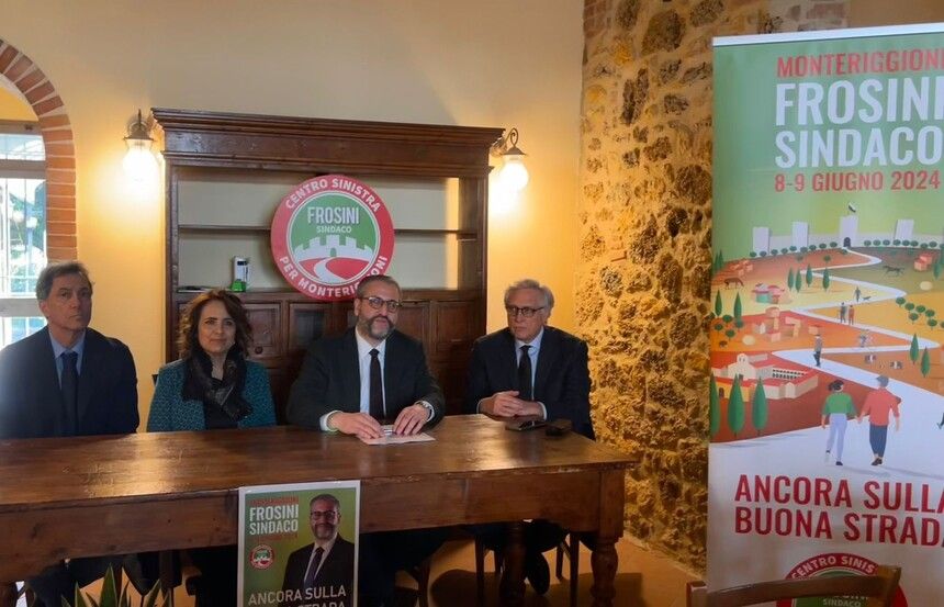 Il sindaco di Monteriggioni Andrea Frosini si candida di nuovo